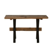 J-Line Console Verouderd Hout Bruin