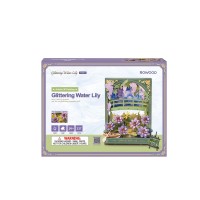 Robotime, 3D Houten Puzzel, Glittering Water Lily, TH001, 16,5x8X21,5 cm