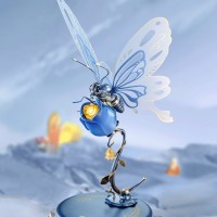 Robotime, 3D DIY Kunststof Bouwpakket Vlinder/ Butterfly Blue, MI05B, 15,5x14,5x23cm