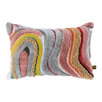 Sephora Pink Rect Embroidery Cushion With Lines