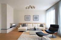 4er Spot Deckenleuchte "FUMOSO", Deckenlampe aus Metall und Rauchglas in Schwarz,, mit E14-Fassung, für Esszimmer, Wohnzimmer, Diele oder Büro, 80 x 20 cm