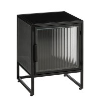 Clifton storage cupboard with doors - L38 x B35 x H50 cm - Metal - Black