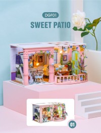 DIY House Sweet Patio, Robotime, DGF01, 30x19.5x16.5cm