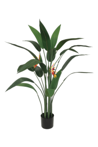 Artificial Strelitzia Plant With Flower 110cm