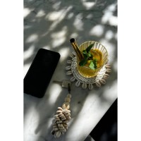 De Seagrass Shell Coaster - Wit