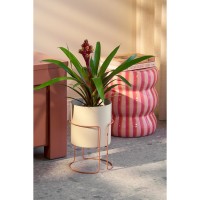 Skipper Bijzettafel - H44 x Ø32 cm - Keramiek - Roze, Oranje