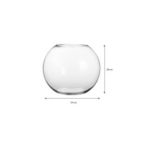 Babet Bol Vaas - H28 x Ø34 cm - Transparant