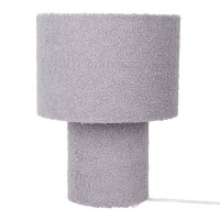 Table lamp "Fluffy" with text blades and foot in green, E27, approx. 31 cm high