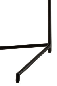 J-Line Side Table Bistro Round Mango Wood/Iron Natural/Black