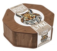 Eco Wood Art Wooden Jigsaw Puzzle Lynx, 1089, 35x28x0.5cm Wooden Box