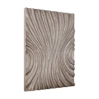 Reddie Brown Shiny MDF Wavvy Wallpanel Rectangle M