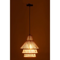 J-Line hanglamp Lagen - bamboe - naturel - medium