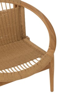 J-Line chair Round - wood - natural