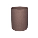 Rivvo Brown Cotton Linen Lampshade Round High