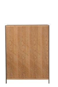 J-Line Compartments cupboard - wood/metal - natural
