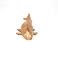 Ornament - Carp Fish - Polyresin - Gold - 21,5x9x18,5cm