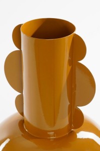 Boyd Vase - H36 x Ø25 cm - Metal - Brown