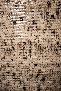 Elana White Round Ceramic Pot With Grey PatternXXL