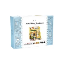 DIY House Mind-Find Bookstore, Robotime, DG152, 12.2x10x13.3cm