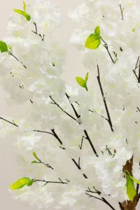 Artificial Cherry Blossom 150cm White