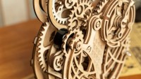 Wooden Puzzle 3D Owl/ Owl Clock, Robotime, LK503, 20.6x12.8x26.5cm