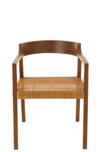 J-Line chair Emma - wood - brown