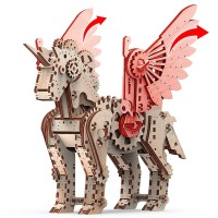 Mr. Playwood 3D Wooden Mechanical Puzzle Unicorn/ Unicorn, 10603, 48x56x40.9 cm