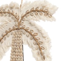 De Cotton Shell Palmboom - Wit Naturel