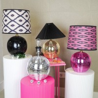 Lamp - Disco ball - Glass - Gold - 20x20x20cm