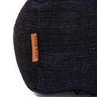 De comfortabele poef - Zwart