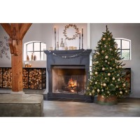 Sherwood Deluxe Kunstkerstboom met LED Verlichting - H185 x Ø127 cm - Groen