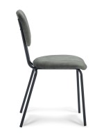 Stoel Aristo | Eetkamerstoel in Stof Adore | Sierknopen | 4 Kleuren - Hunter
