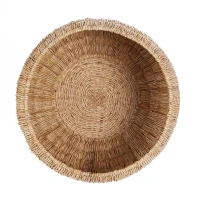 Tatum Mand |  Ø58 cm | Handgemaakt van Bananenblad | Naturel