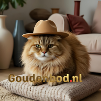 Abigail Rust Bloemenvaas Met Glazen Buis | Boogvorm Roest-Bruin L