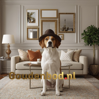 Gezzy Vierkante Spiegel | Brown Wood Veneer Curl Frame | PTMD Wandspiegel