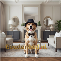 Erike Bronze Wandpaneel | Aluminium Golvend Design in 2 Delen 100x90 cm