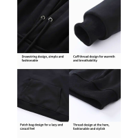 Verwarmde Hoodie met 7 Verwarmingszones | USB Oplaadbaar, 3 Warmtestanden & Capuchon – Heren – Polyester - Grijs - S