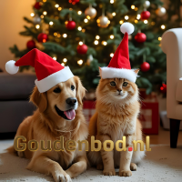Decoratie Kerstboom Aluminium | Goud H36xØ11 cm