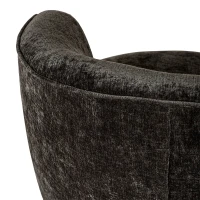 Grasa Anthracite Fauteuil | Fiore Stof | 72x75x75 cm