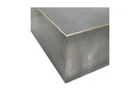 Irvy Nickle Iron Salontafel | Set van 2 | Vierkant | Gouden Rand | 81x81x35 cm