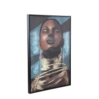 Muniba Liver Schilderij | Polyester | Vrouwengezicht S | 63x93x4 cm