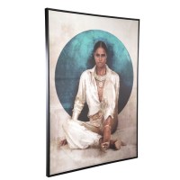 Lilyann Natural Schilderij | Polyester | Zittende Vrouw S | 63x93x4 cm