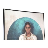 Lilyann Natural Schilderij | Polyester | Zittende Vrouw S | 63x93x4 cm