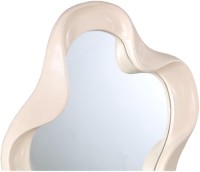 Hannah Organische Spiegel | Cream Poly | Glanzend L – 35x50x3 cm