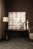 Julitta Wandpaneel | Cream Canvas | Abstracte Kleurenmix | Modern Elegant