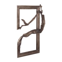 Heleena Zwart Aluminium Wandpaneel | Schilderijlijst Effect | PTMD