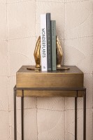 Welder Boekensteun | Gouden Hand Beeld 18 cm