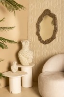 Sophi Vrouwenbeeld | Wit Cement Gebogen 60 cm