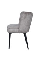 Marth Cream Dining Chair | Luxe Velvet Eetkamerstoel met Pocketvering