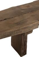 J-Line Brut Bank Gerecycled Hout | Bruin 190x38x46 cm